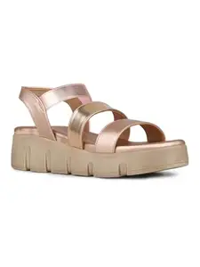 Inc.5 Womens Rose Gold Party Wear Solid Round Toe Heels