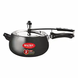 Baltra Orion Hard Anodised Aluminium Pressure Cooker 5.5Ltr (ISI Certified, 2 year warranty)