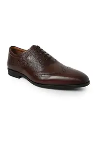 Louis Philippe Mens LPSCSMULS00359 Brown Formal Oxford Shoes - 42 EU (LPSCSMULS00359)