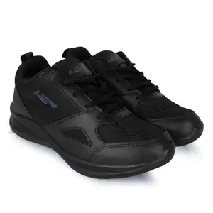 Lancer Mens WONDER-6-FBLK Black Running Shoe, 8