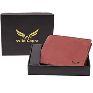 Wild Capra Casual Pink Genuine Leather Men's Wallet (WC-MW-104)