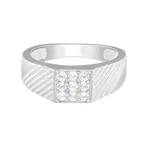 GIVA 925 Silver Steezy Ring For Him, Fixed Size, Indian -20 | Gifts for Men and Boys | With Certificate of Authenticity and 925 Stamp | 6 Months Warranty