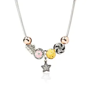 GLIMM JEWEL GL-B08 Starlight Bracelet 925 Sterling Silver, Adjustable, Sensitive Skin Friendly, Free Size, Includes Jewelry Kit & Authenticity Certificate, Fashion for Women & Girls