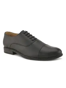 Alberto Moreno Black Formal Oxford for Men