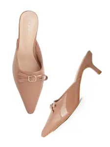 DROP BOLD | Elegant Square Toe Mules Kitten Heel Sandals for Women & Girls – Stylish, Comfortable Footwear for Every Occasion