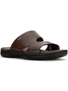 Scholl Men GILBERT CT DARK BROWN Concealed Sandal - 7 UK