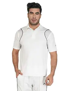 Vector X Striker Cricket T Shirt (Half Sleeves) (M) White