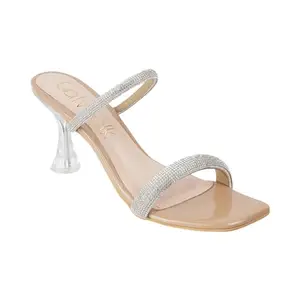 Catwalk Women Stylised Kitten Heels Slip-On 11059 (Gold-5)