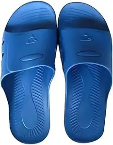 PBSS ESD Anti-Static Slippers, Slides, Indoor Slippers, Non-Slip Sole (Blue, UK Footwear Size System, Adult, Men, Numeric, Medium, 9)