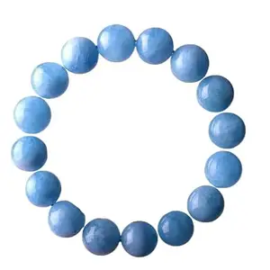 WorldwideGem Buy 1 Get 1 Aquamarine Bracelet – Adjustable Elastic – Spiritual & Stylish Gift