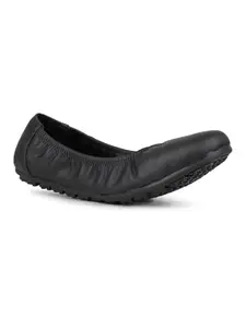 Inc.5 Women Black Casual Solid Round Flat Ballet Flat Euro-38