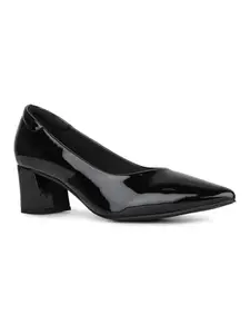 Inc.5 Womens Black Party Wear Solid Pointed Toe Heels