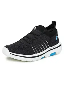 ABROS Men's ASSG1122O Sports Shoes -Black/Turquoise -9 UK