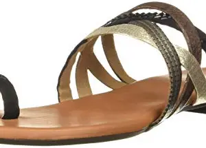 BATA girls Cham Black Slipper - 4 UK (5716917)