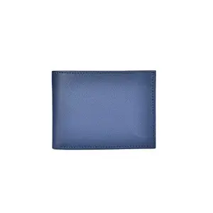 Belwaba Genuine Leather Navy Blue Bi-fold Men's Wallet