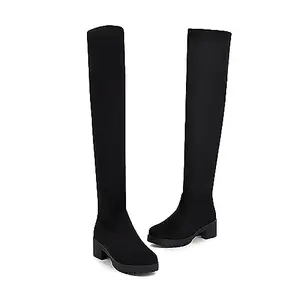 Selfiee Latest and Stylish Long Boots Classic Design Western Wears Shoes Long Boots For Womens & Girls