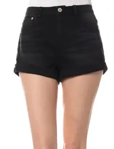 Enviable Women Denim Shorts | Mid Rise | Shorts for Women| fit Fringed Hemline| Stretchable Size -36" Waist | Size-S-28,M-30, L-32, XL-34, XXL-36