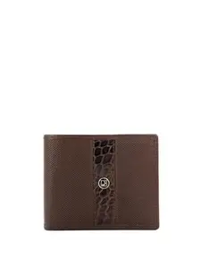 Da Milano Genuine Leather Brown Bifold Men Wallet with Multicard Slot (10578OL)
