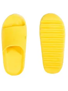 Unisex Adult Slide Slipper - Yellow (6)