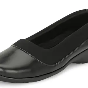 Karaddi 7000 Women's Comfortable Formal Bellies Shoes Color Black Size 42 EU or 9 UK/ind