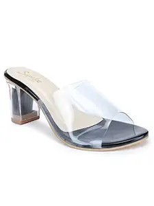 Sapatos Women Casual Block Heels, Ideal for Women (ST-6179-Black-37)