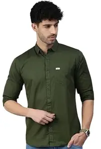 Majestic Man Men Classic Slim Fit Pure Cotton Casual Shirt