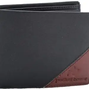 Wallet for Men (Pocket-Bazar-Black-X-Design)