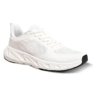 CULT Men's StridePulse Running Shoes, Enhanced Cushioning, Enhanced Grip, Lighweight, High Traction, Sports Footwear for Men (CS704244UK7_UK7_White)