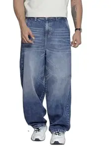 The Indian Garage Co Men Skater Fit Solid Mid-Rise Jeans