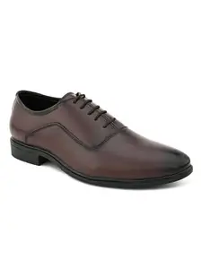 Prolific Men's Formal Lace Up Shoes Brown