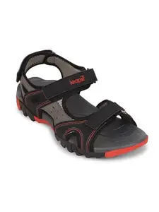 Liberty Leap7x ALBANIA-2 Mens Black Sporty Casual Sandal 43