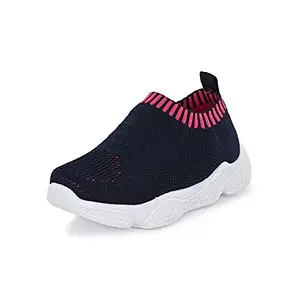 Klepe Boy's Running Shoes Navy/Pink27FKT/Y09, 8 UK