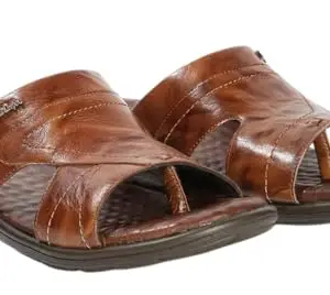 Lee Cooper Men's LC8696C Leather Casual Sandals - LC8696C_Tan_41