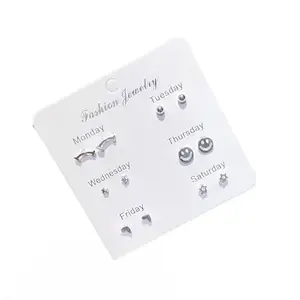 GOHO Weekly Earrings Set with Unique Designs