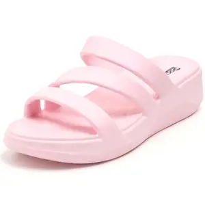 Doctor Health Women Ultra Soft Waterproof Flip Flops Slipper | Comfortable & Light Weight Cushion Footbed for Adult Slippers Mild Acupressure | Everyday wear