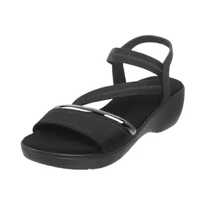 Metro Women Synthetic Leather Wedge Heel Fashion Sandal UK/3 EU/36 (33-213)
