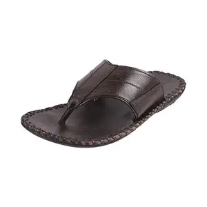 Metro Mens Leather Brown Slippers (Size (6 UK (40 EU))