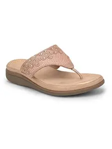 Liberty Womens ELN-07 Peach Casual Thong