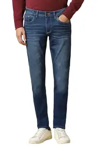 Allen Solly Men's Skinny Jeans (ALDNVSKFR00618_Blue_36