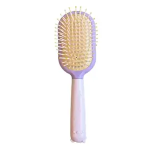 Paddle Bright Hair Brush with Strong & Flexible Nylon Bristles having Anti-static Ball Tips, For Grooming, Straightening, Smoothing, Detangling Hair, Ideal for Men & Women