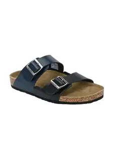 Spykar Rodol Men Black-Navy Comfort Sandal | 8 UK