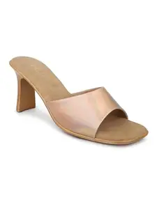 INC.5 Women Antique Solid Open Toe Block Heels