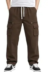 ODDMONKEY Men Cargo || Casual Trouser || Cargo Pant for Men - Stylish, Comfortable, Multi-Pocket Design for Outdoor, Work Wear & Casual
