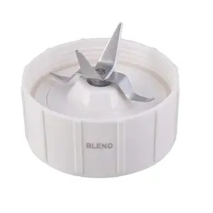 AURA PLAY Compatible Jar Base with Cross Blade White – Spare Part for Wonderchef Nutri-Blend B Models Only (Free 500ML JAR Glass)