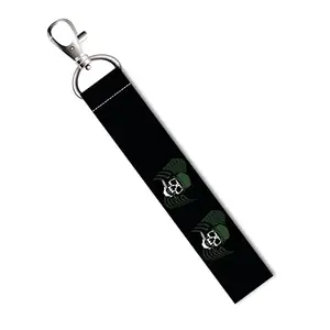 ISEE 360® Skull Fighter Lanyard Bag Tag with Swivel Lobster for Gift Luggage Bags Backpack Laptop Bags Students Travelers L X H 5 X 0.8 INCH