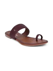 Bata Women's Toe Ring Slipper Weave Tr - 5 Uk (Brown)