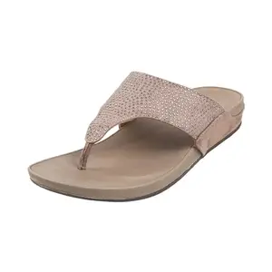 Mochi Women Beige Synthetic Sandals - EU/38 UK/5-32-116