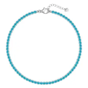 GIVA 925 Silver Celebrate in Blue Bracelet, Adjustable | Gifts for Women and Girls | With Certificate of Authenticity and 925 Stamp | 6 Months Warranty*