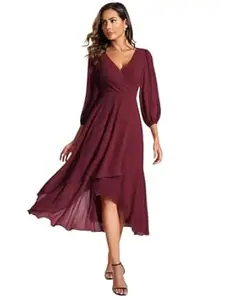 LITZO Dress for Women || Western Dresses for Women || One Piece Maxi Dress (L-183-186)