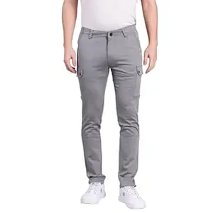 LARA Men’s Cargo Pants | Solid | Six Pocket Design | c08